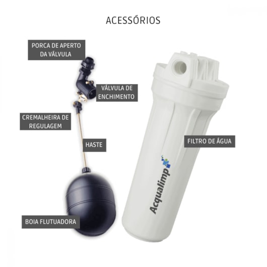 Caixa D`Água De Polietileno Água Limpa 500l Acqualimp - Imagem principal - 90758246-8e28-469c-a38b-eed46e7aea3a